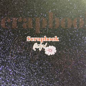 Cartulina glitter negro-pliego 50x60 cm