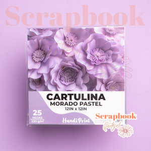 Cartulina rojo Handi Print 12x12 Pulgadas - 220g (25 Hojas) (copia)