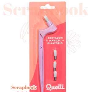 Cortador manual giratorio color lila - Quelli