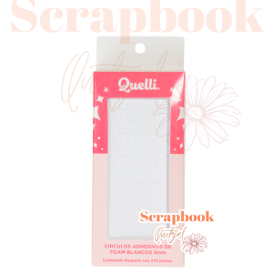 Círculos Adhesivos de Foam 3mm - Quelli (275 piezas)